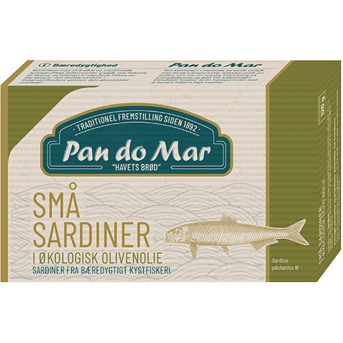 Små Sardiner   Olivenolie øko  120 Gram