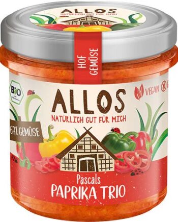 Smørepålæg Paprika Trio øko  135 Gram