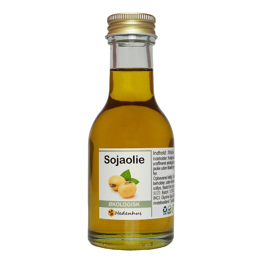 Sojaolie økologisk Koldpresset   Uraffineret   Liter