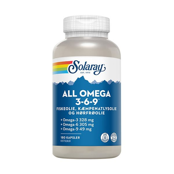 Solaray All Omega  - -  180 Kaps