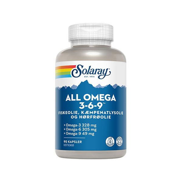 Solaray All Omega  - -  90 Kaps