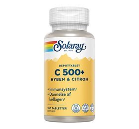 Solaray C500   Hyben Og Citron  100tab