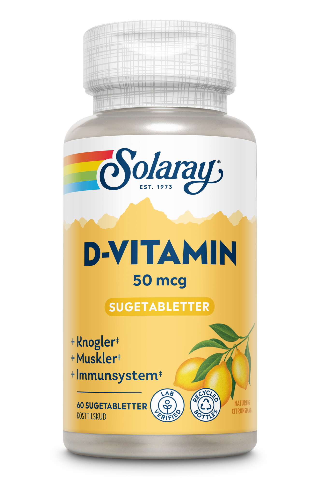 Solaray  -vitamin 50 Mcg 60 Sugetabletter