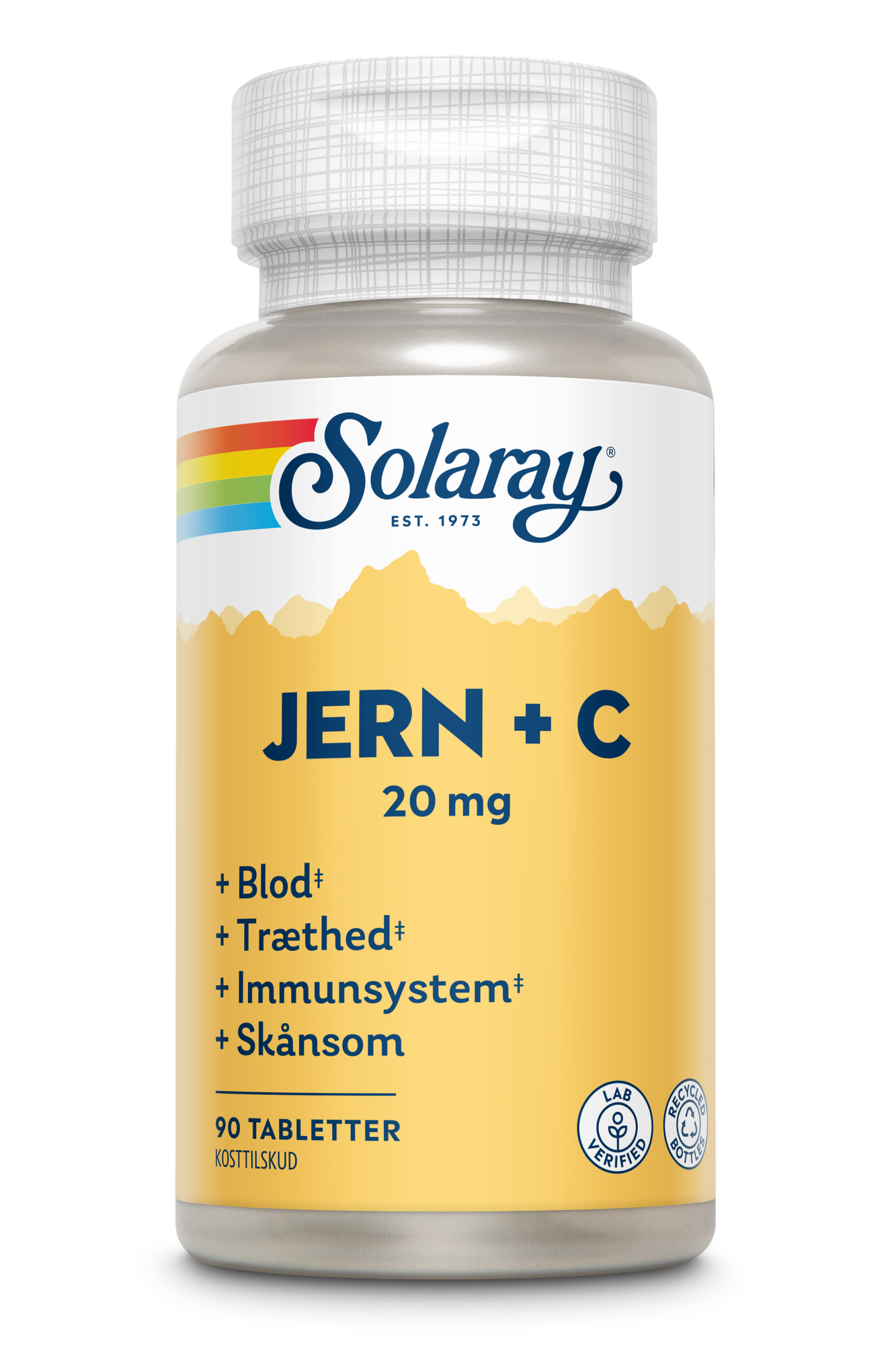 Solaray Jern     90 Tabletter