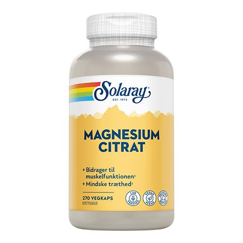 Solaray Magnesium Citrat 270 Kaps    For 399 -