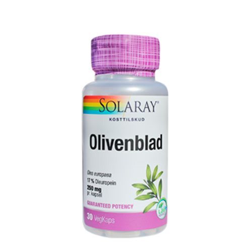 Solaray Olivenblad 30 Kapsler