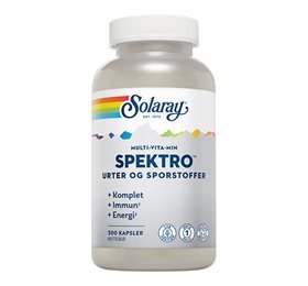 Solaray Spektro Multi-vita-min Med Urter Og Sporstoffer  300kap
