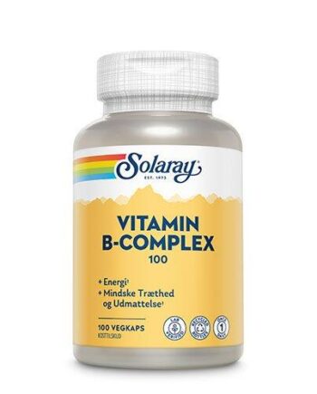 Solaray Vitamin  -complex 100 Kapsler