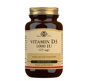 Solgar D3-vitamin 25 Mcg Softgel 100 Kap