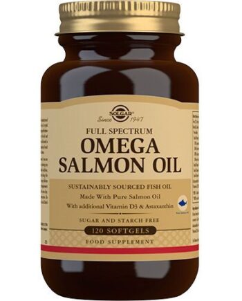 Solgar Full Spectrum Omega Salmon Oil 120 Kapsler