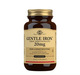 Solgar Jern Skånsom 20 Mg 90 Kap