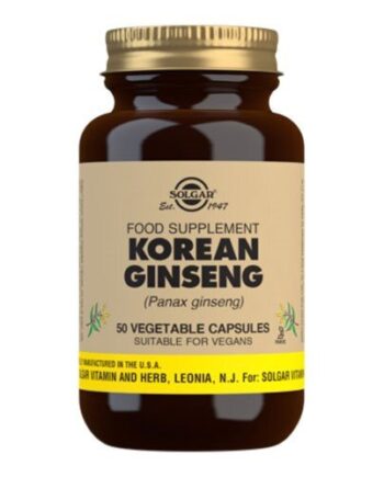 Solgar Korean Ginseng 50 Kapsler