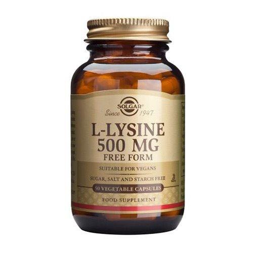 Solgar  -lysin Aminosyre 500 Mg 50 Kapsler