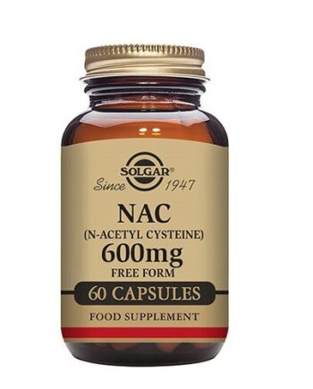 Solgar Nac   -acetyl Cysteine  600 Mg 60 Kapsler