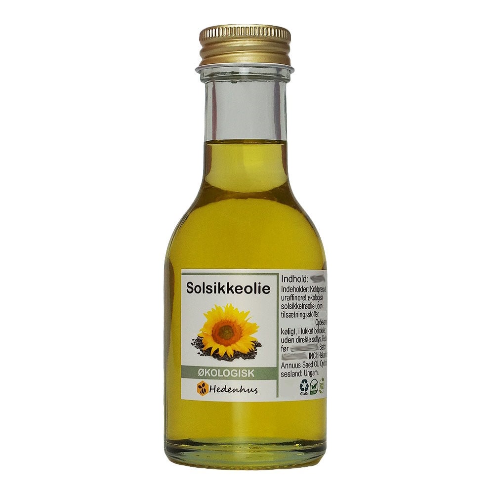Solsikkeolie økologisk Koldpresset 500 Ml