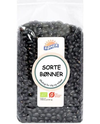 Sorte Bønner øko  500 Gram