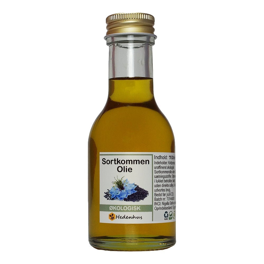 Sortkommenolie   Nigellafrøolie økologisk 250 Ml