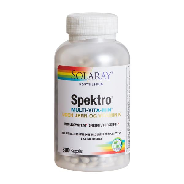 Spektro Multivitamin    Jern Og   300 Kaps