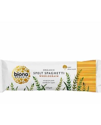 Spelt Spaghetti Fuldkorn økologisk 500 Gram