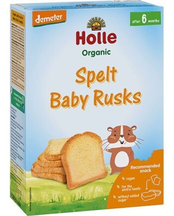 Spelt Tvebakker Til Baby   Demeter 200 Gram