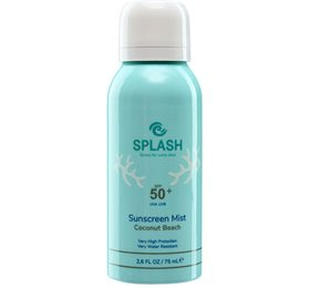 Splash Coconut Beach Sunscreen Mist Spf50 Travel Size 75 Ml  Solcreme
