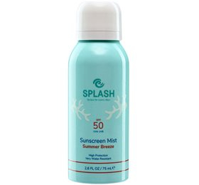 Splash Summer Breeze Sunscreen Mist Spf50 Travel Size 75 Ml  Solcreme