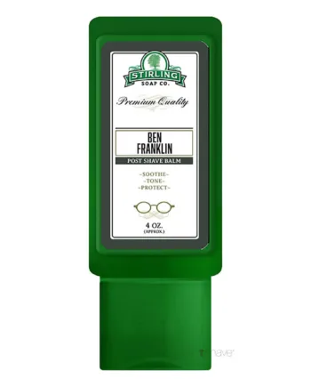 Stirling Soap Company Aftershave Balm  Ben Franklin  118 Ml