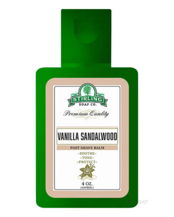 Stirling Soap Company Aftershave Balm  Vanilla Sandalwood  118 Ml