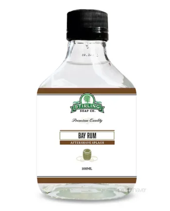 Stirling Soap Company Aftershave Splash  Bay Rum  100 Ml