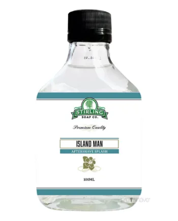 Stirling Soap Company Aftershave Splash  Island Man  100 Ml