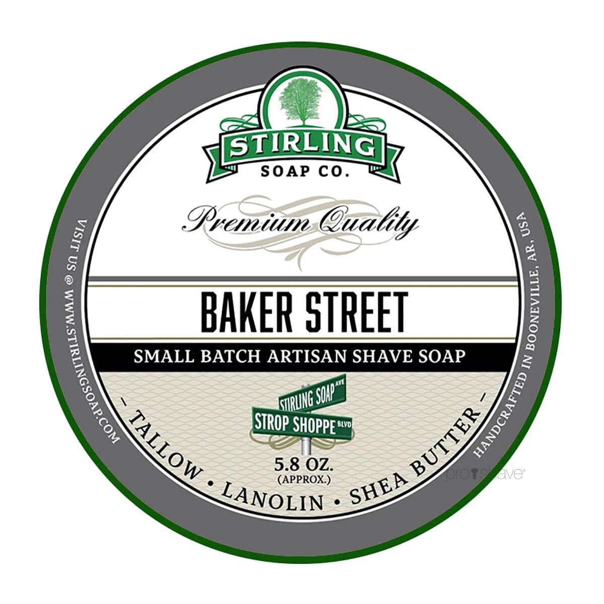 Stirling Soap Company Barbersæbe Baker Street 170 Ml