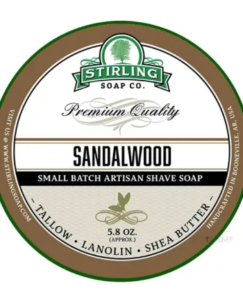 Stirling Soap Company Barbersæbe  Sandalwood  170 Ml