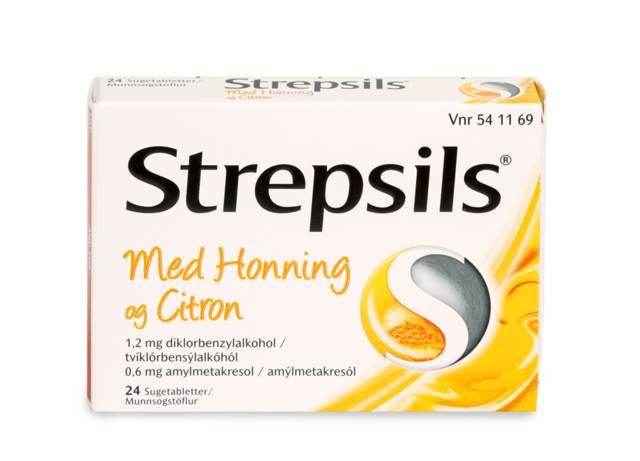 Strepsils Med Honning Og Citron 24 Stk