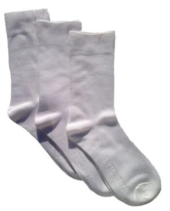 Strømper 3par  Hvid Str  37-41   Pk