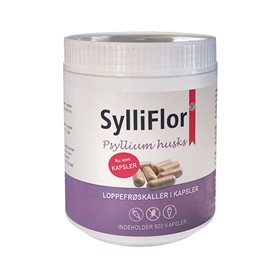 Sylliflor Psyllium Husks Loppefrøskaller 500 Kap