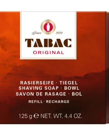 Tabac Barbersæbe Refill Til Skål  125 Gr