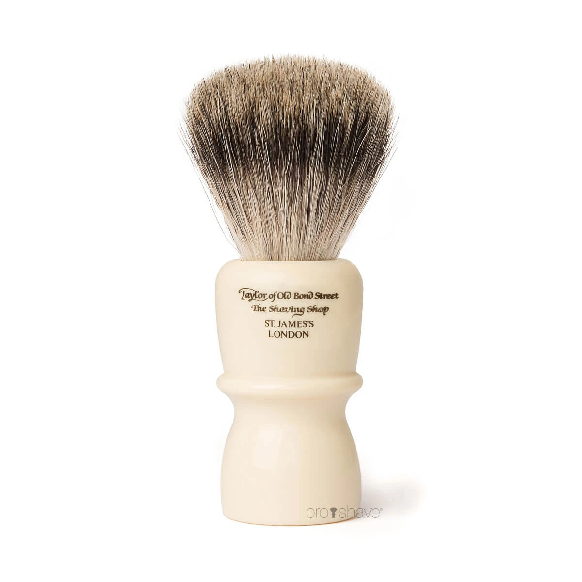 Taylor Of Old Bond Street Barberkost  Pure Badger  Classic     Høj  Ivory
