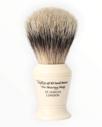 Taylor Of Old Bond Street Barberkost  Super Badger    Cm  17 Mm  Knob  Ivory