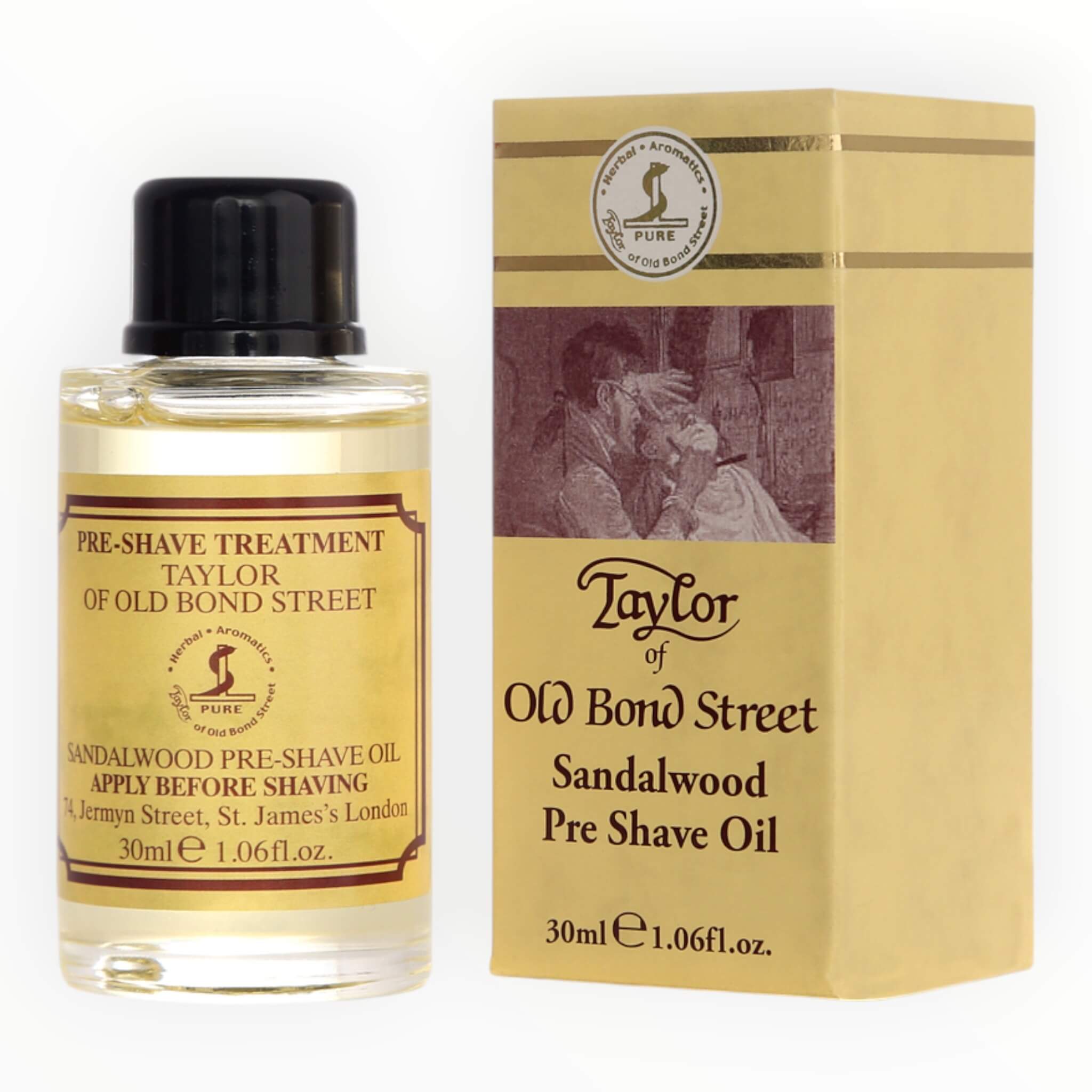 Taylor Of Old Bond Street Preshave Olie  Sandeltræ  30 Ml