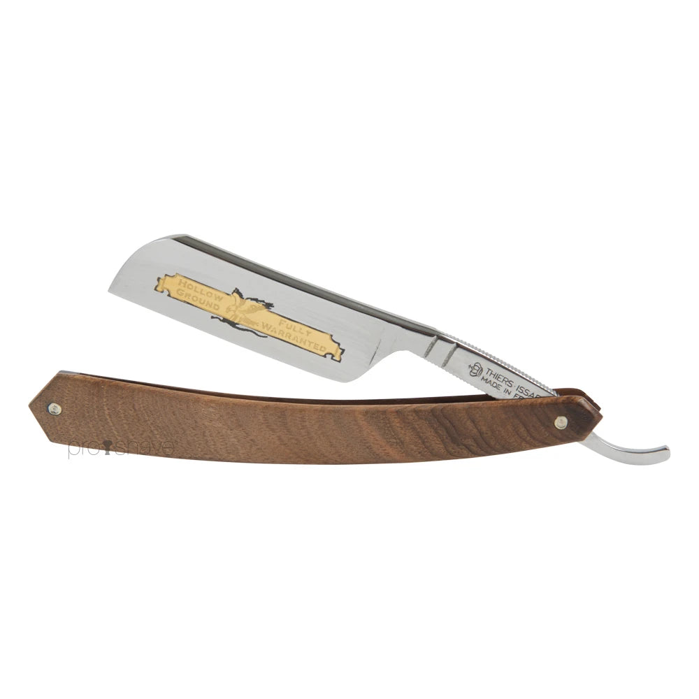 Thiers-issard Straight Razor      French Nose  Valnøddetræ