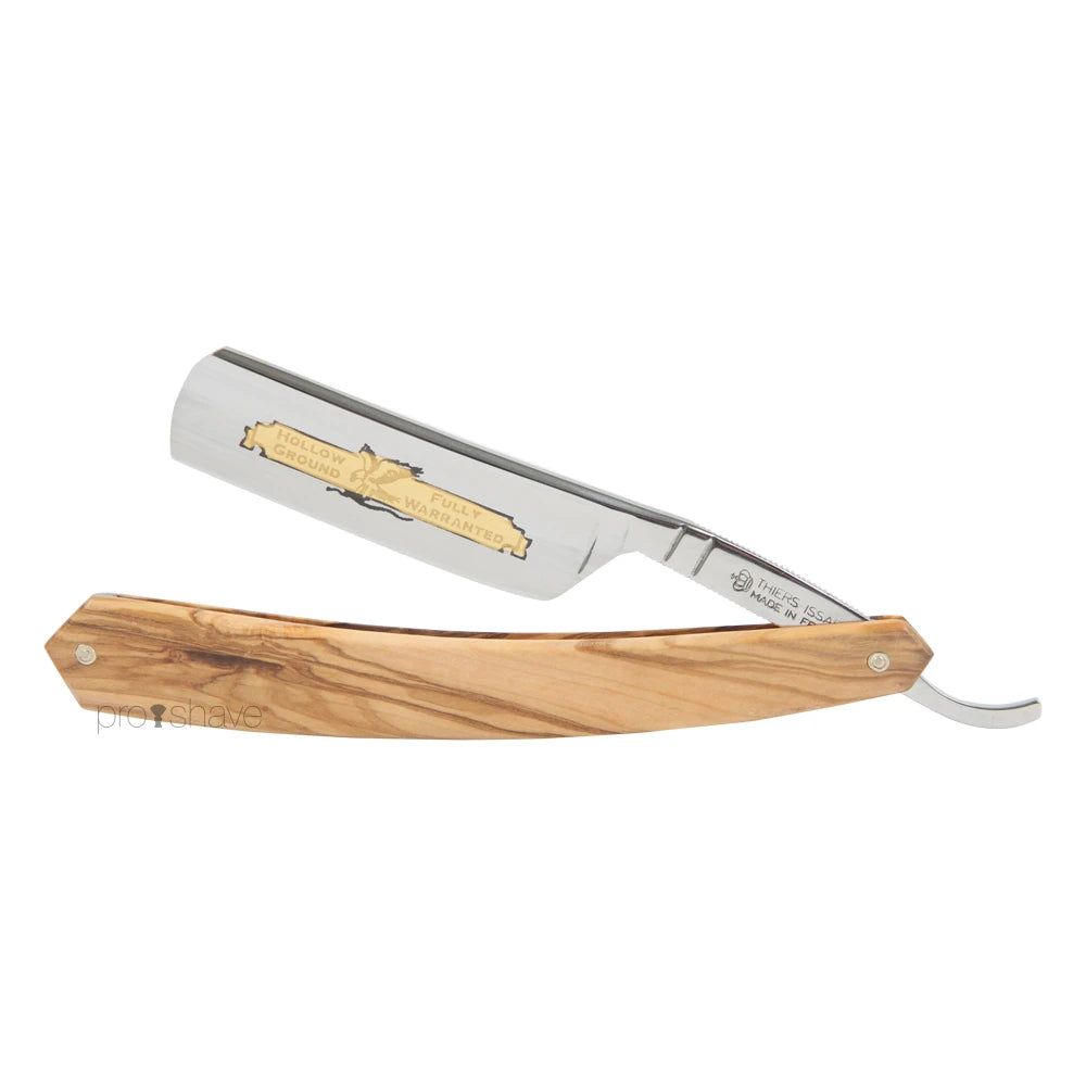 Thiers-issard Straight Razor      Round Nose  Eagle  Oliventræ