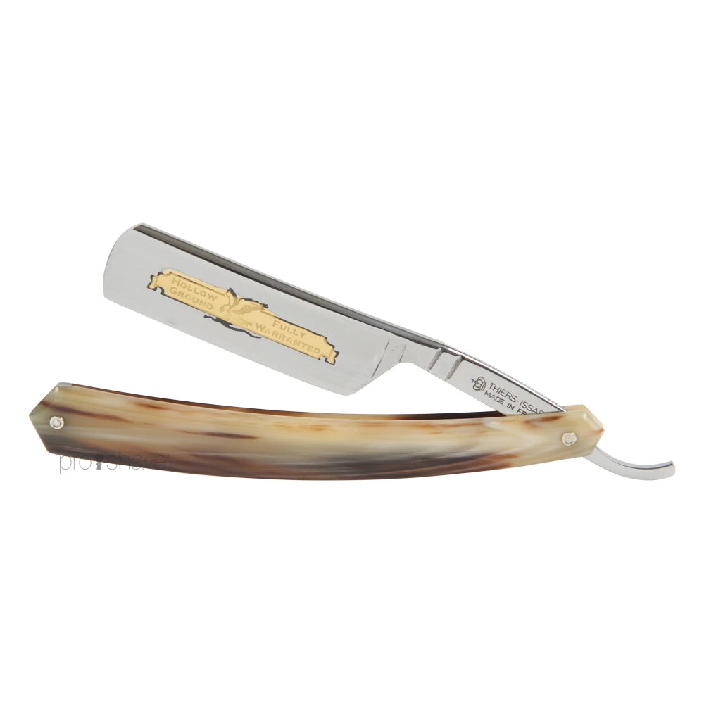 Thiers-issard Straight Razor      Round Nose  Lyst Horn
