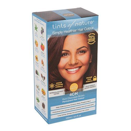 Tints Of Nature Hårfarve 4ch Rich Chocolate Brown-  130ml