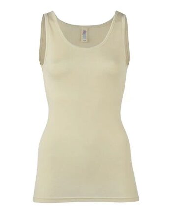 Top  Uld Silke  Natural  Str  42 44