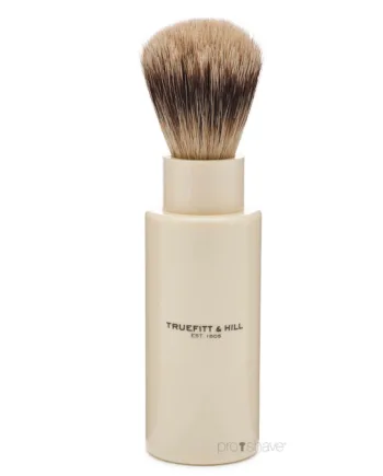Truefitt   Hill Rejsebørste  Turnback  Super Badger  Faux Ivory