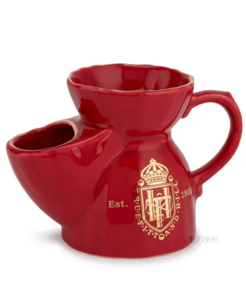 Truefitt   Hill Shaving Mug  Scuttle  Red