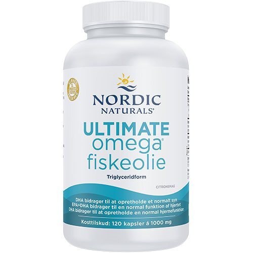 Ultimate Omega Nordic Naturals 120 Kapsler