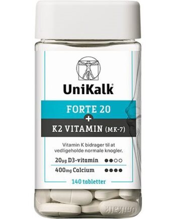 Unikalk Forte K2 140 Tabletter