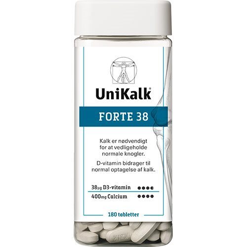 Unikalk Forte 38 180 Tabletter