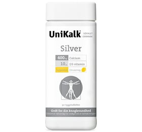 Unikalk Silver Tyggetabl     Ekstra   90 Tab  Datovare 12 2025